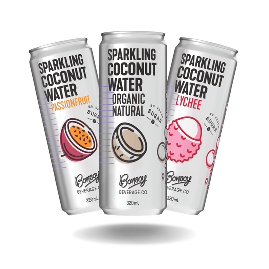 Bonsoy Sparkling Coconut Water MYO 24 Pack