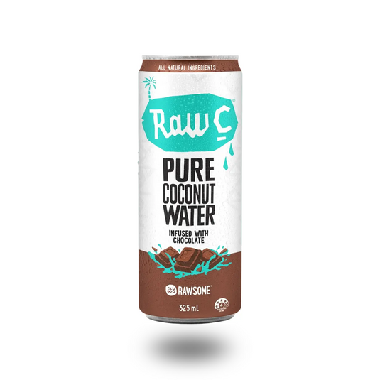 Raw C Coconut Water Infused With Chocolate 325ml can