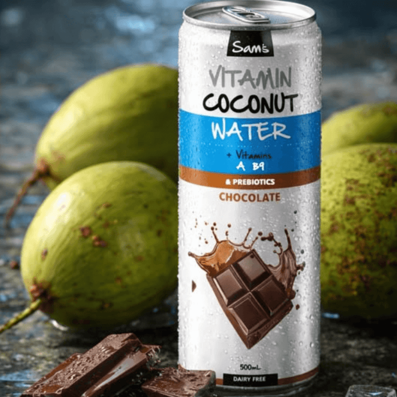 Load image into Gallery viewer, Sam's Vitamin Chocolate Coconut Water
