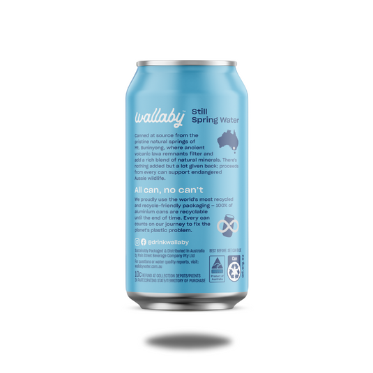 Wallaby Still Canned Water