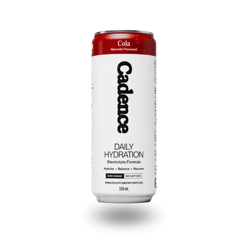 Load image into Gallery viewer, Cadence Daily Hydration electrolyte drink Cola 330ml can
